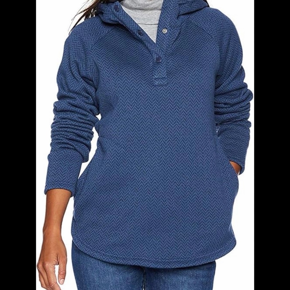COLUMBIA Women's M Darling Days II Pullover Hoodie Nocturnal Heather Fleece